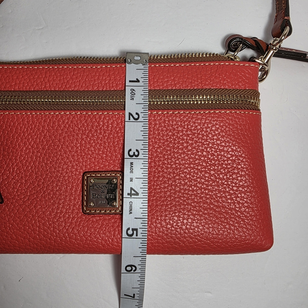 Dooney & Bourke Red Leather Hand Bag - Picture 9 of 9